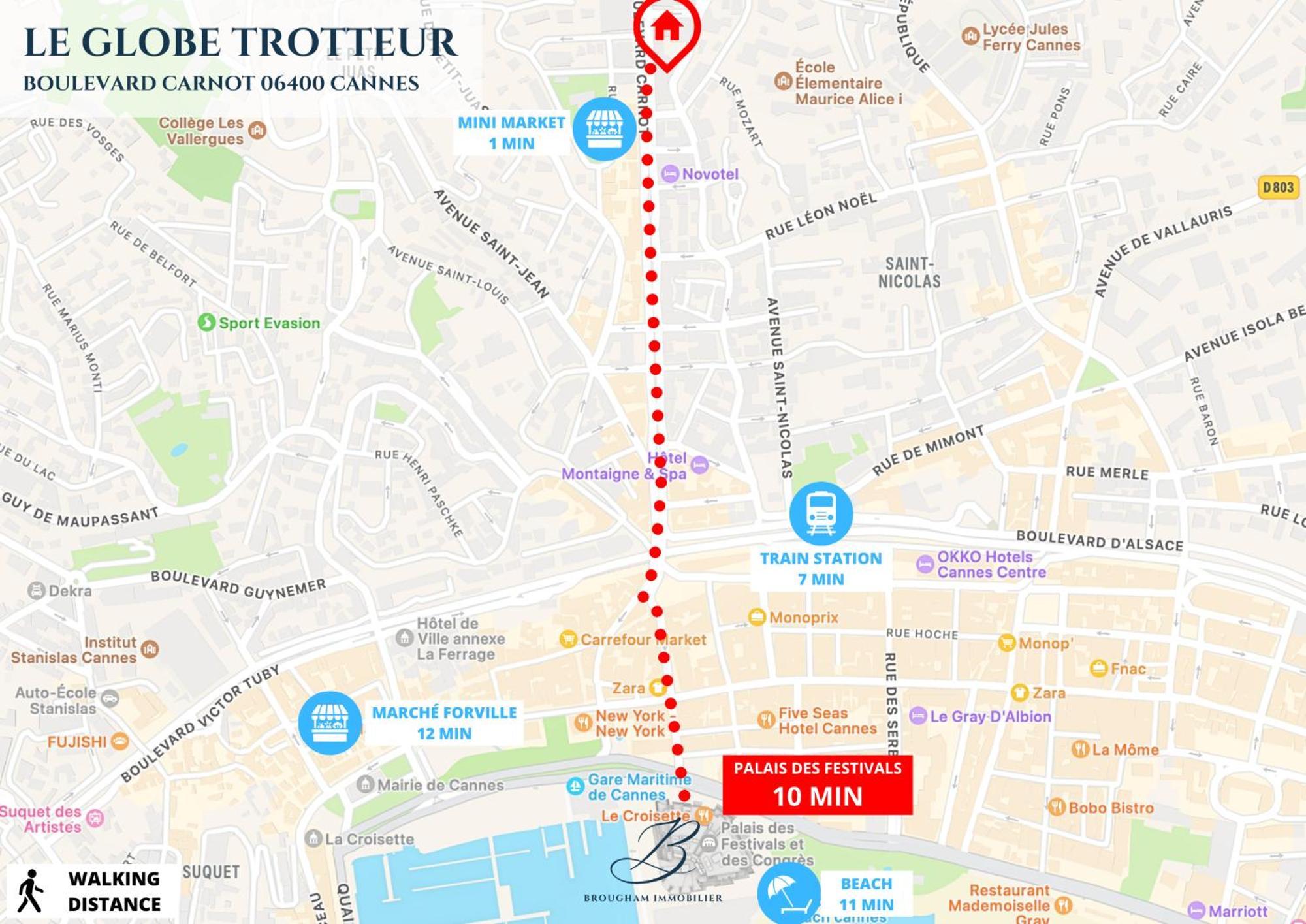 Le Globe Trotteur - 2 Pieces Cannes Centre Buitenkant foto